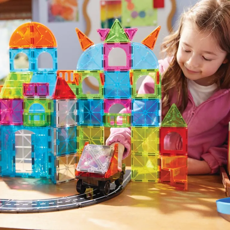MAGNA-TILES City Center 110 Τεμάχια – Μαγνητικά Πλακίδια STEM για Πόλη - Image 4