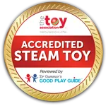 Βραβείο Accredited STEM Toy από την The Toy Association – Αναγνώριση των Magna-Tiles ως διαπιστευμένο STEM παιχνίδι.