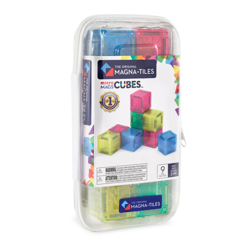MAGNA-TILES microMAGS Cubes 9 Τεμάχια – Μαγνητικοί Κύβοι STEM