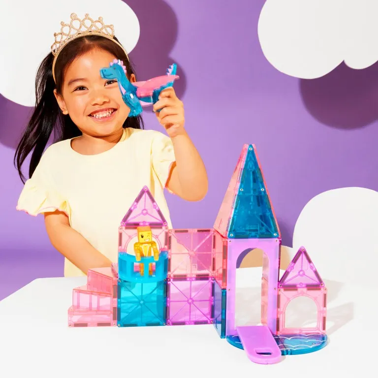 MAGNA-TILES Castle 25 Τεμάχια – Μαγνητικά Πλακίδια STEM για Κάστρα - Image 4