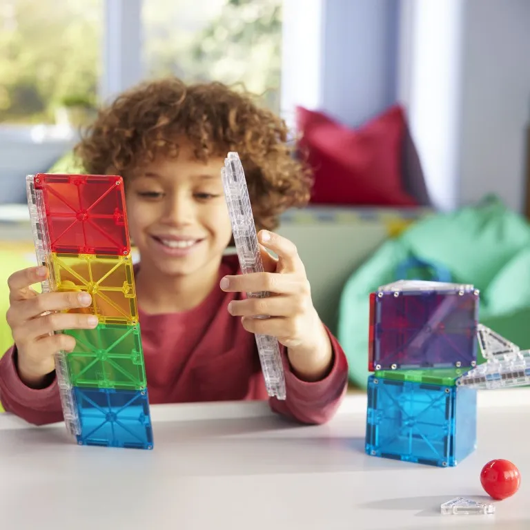 MAGNA-TILES Rail Racers 33 Τεμάχια – Μαγνητικά Πλακίδια STEM με ράμπες - Image 5
