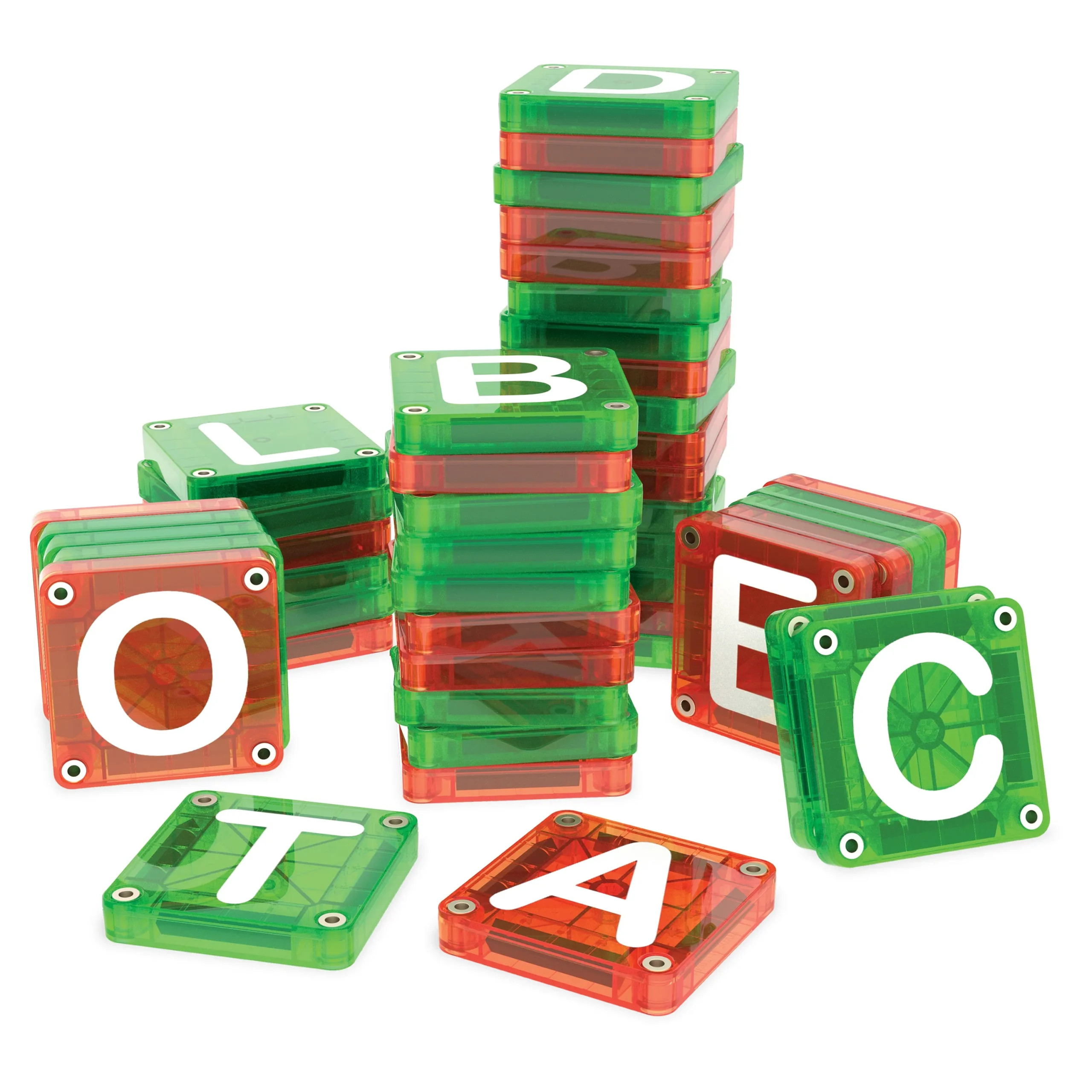 MAGNA-TILES microMAGS Learn Letters 56 Τεμάχια – Μαγνητικά Πλακίδια STEM - Image 5